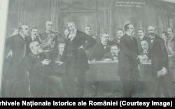 Când s-au terminat Războaiele Balcanice, Tratatul de Pace a fost semnat la București la 10 august 1913. Ilustrația alăturată arată diplomații și oamenii politici care au participat la conferința de Pace de la București, în frunte cu Titu Maiorescu, primul ministru conservator de atunci.