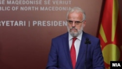 Талат Џафери, претседател на Собранието на Северна Македонија. 