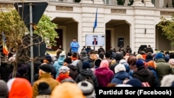 Protest organizat de Partidul Șor în fața Procuraturii generale pe 18 noiembrie, 2022