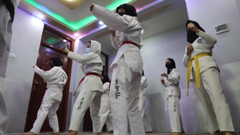 In Kabul, Women Practice Taekwondo In Secret
