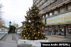 Ruska jelka u centru Beograda