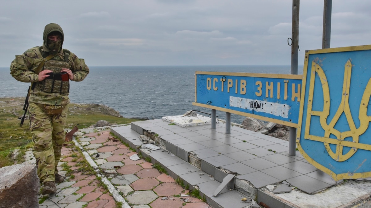 A Tour Of Ukraine's Battle-Scarred Snake Island