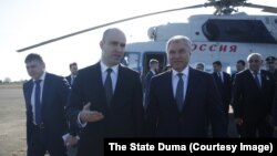 Лаша Ашуба (слева) и Вячеслав Володин