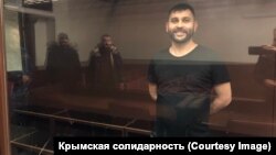 Marlen Mustafaev appears in court in Rostov-on-Don on November 30.