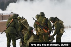 Российские военнослужащие, призванные в рамках мобилизации
