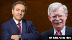Ицик Моше и Джон Болтон. Коллаж