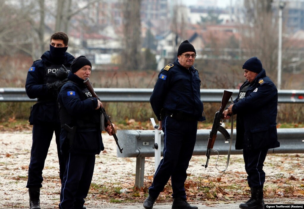 Policia e Kosovës në pjesën veriore.
