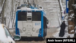 A tádzsik főváros, Dusanbe is nehezen birkózott meg a hideggel