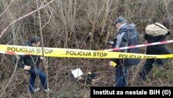 Posmrtni ostaci pronađeni su u krugu fabrike Zrak u sarajevskoj opštini Novi Grad, 13. januara 2023.
