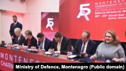 Učesnici konferencije A5 potpisuju zajedničku izjavu, Budva, Crna Gora, 29. novembar 2022.