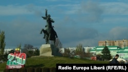 Monumentul lui Suvorov din Tiraspol. În 2022, orașul a sărbătorit 230 de ani de la înființare.