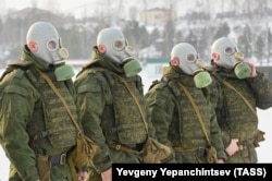 Мобилизованные российские военнослужащие