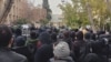 دانشجویان معترض در دانشگاه امیرکبیر