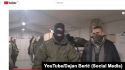 Video snimak sa YouTube-a Dejana Berića, državljanina Srbije koji se bori na proruskoj strani u Ukrajini od 2014.