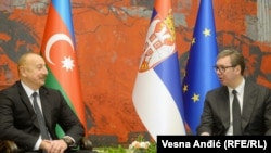 Energetika je bila u fokusu razgovora predsednika Srbije Aleksandra Vučića i predsednika Azerbejdžana Ilhama Alijeva. Alijev je najavio i jačanje vojnotehničke saradnje dve zemlje.