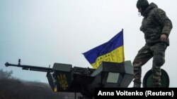 Український військовослужбовець на Херсонщині 9 грудня 2022 року