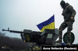 Украинский военнослужащий в Херсонской области, 9 декабря 2022 года