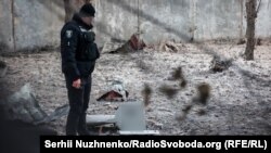 Уламки дронів, збитих у Києві 14 грудня