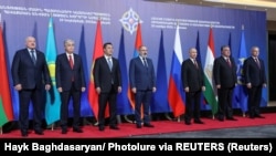 Участники саммита ОДКБ в Ереване, ноябрь 2022 года