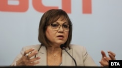 Лидерката на Бугарската социјалистичка партија, Корнелија Нинова