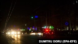 Chișinău, după pana de curent din 23 noiembrie, provocată de atacurile masive rusești cu rachete în Ucraina, 28 noiembrie 2022.