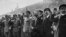 Большевистские лидеры во время парада на Красной площади. 1 мая 1922 г.