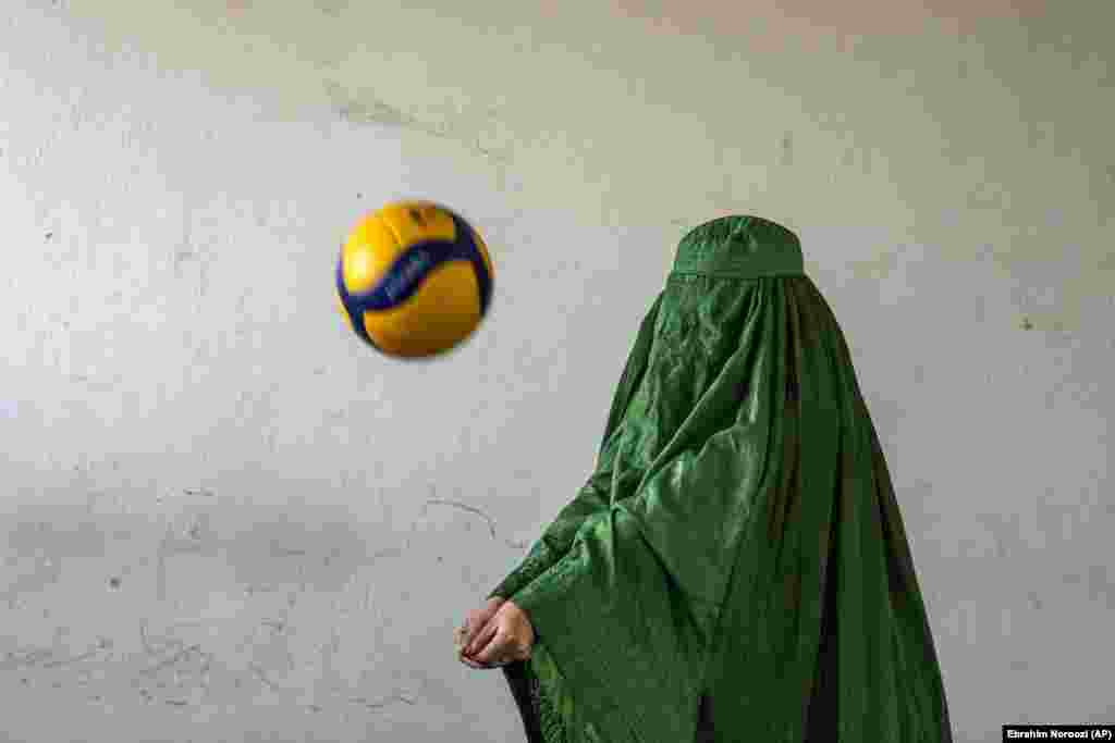 An Afghan woman volleyball player in Kabul. Another woman recounts that, on the day the Taliban entered Kabul, her coach called her mother and urged her to take her daughter out of the country. But her mother refused to deliver the message because she didn&#39;t want her daughter to leave. When she learned of the message, she cut her wrists and had to be taken to the hospital.&nbsp; &ldquo;The world had become dark for me,&rdquo; she said.