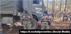 Российские военные в Херсонской области, скриншот из видео пророссийского крымчанина Александра Талипова