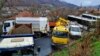Drumuri blocate în Rudare, în nordul Kosovo, 12 decembrie 2022
