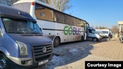 GoBus автобусун тосуп алган учур. 27-декабрь, 2022. Бишкек. 