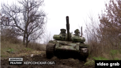 Трофейний російський танк Т-62