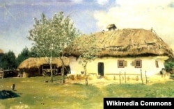 Картина Іллі Рєпіна «Українська хата», 1880 рік