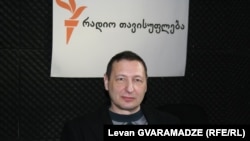 Boris Kagarlitsky în studioul Europei Libere la Tbilisi