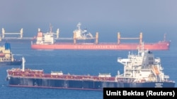 The bulk carriers are the third and fourth grain ships to transit from deep-water Ukrainian ports through the Black Sea since Russia withdrew from a safe-passage deal for grain ships. (file photo)