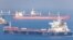 The cargo ship Despina V, carrying Ukrainian grain, is seen in the Black Sea off Kilyos near Istanbul in November 2022.
