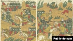 Судбищенська битва 1555 року. Мініатюри Лицьового літописного склепіння (XVI ст.)