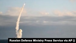 Ілюстраційне фото. Пуск ракет із Чорного моря, фото пресслужби Міністерства оборони Росії, 31 жовтня 2022 року