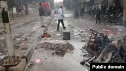 Protesters in Iran have clashed with police again as some in the western city of Mahabad attempted to occupy government buildings on October 27.