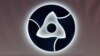 Logoja e kompanisë ruse Rosatom – e vetmja që prodhon uraniumin e nevojshëm për reaktorët e rinj bërthamorë.