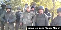 Скриншот видео военнослужащих 126-й бригады ЧФ РФ, просящих о помощи