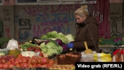 Pijaca u naselju Grbavica u Sarajevu (Arhivska fotografija).