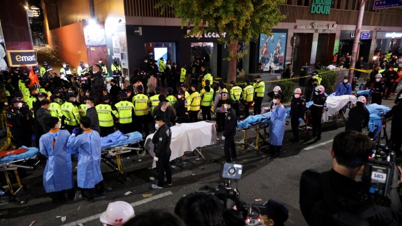 Ден на жалост во Јужна Кореја откако во стампедо загинаа најмалку 151 лице 