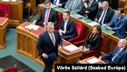 Orbán Viktor a parlamentben 2022. szeptember 26-án