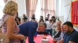 Montenegro - Montenegrin president Milo Djukanovic voting at one of the polling stations in Podgorica, October 23, 2022.