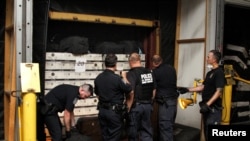 Kokain zaplijenjen na brodu "MSC Gayane" u Filadelfiji, SAD, 17. jun 2019.