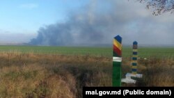 O rachetă rusească a căzut pe teritoriul R. Moldova la Naslavcea, pe 31 octombrie.