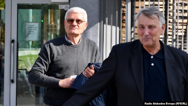 Oslobođeni, zbog nedostatka dokaza, Luka Dragičević izlazi iz suda u Sarajevu 21. oktobra 2022.