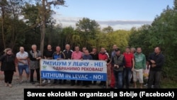 Protesti građana zbog iskopavanja litijuma i dalje traju, fotografija iz Rekovca