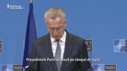 Secretarul general al NATO avertizează Rusia să nu se folosească de pretexte false