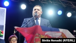 Milorad Dodik addressed the crowd in Banja Luka on October 25: “I strongly believe in the idea of an independent Republika Srpska.”